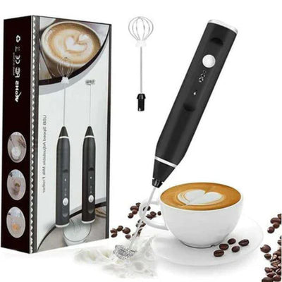 Rechargeable Electric Coffee Frother & Egg Beater | High-Speed Handheld Mixer with USB Charging - Pak flow