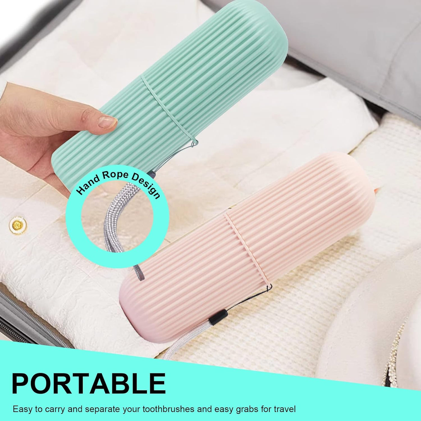 Portable Toothbrush Toothpaste Holder | Storage Case Box - Pak flow