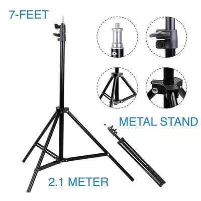 7 Ft Ring Light Stand for Photography & Video - Pak flow