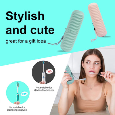 Portable Toothbrush Toothpaste Holder | Storage Case Box - Pak flow