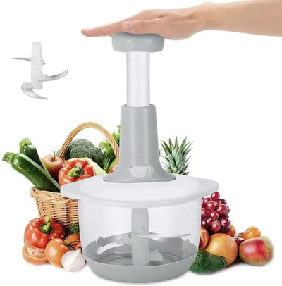 1.5 Liter | Manual Hand Push Chopper & Multifunctional Mixer - Pak flow