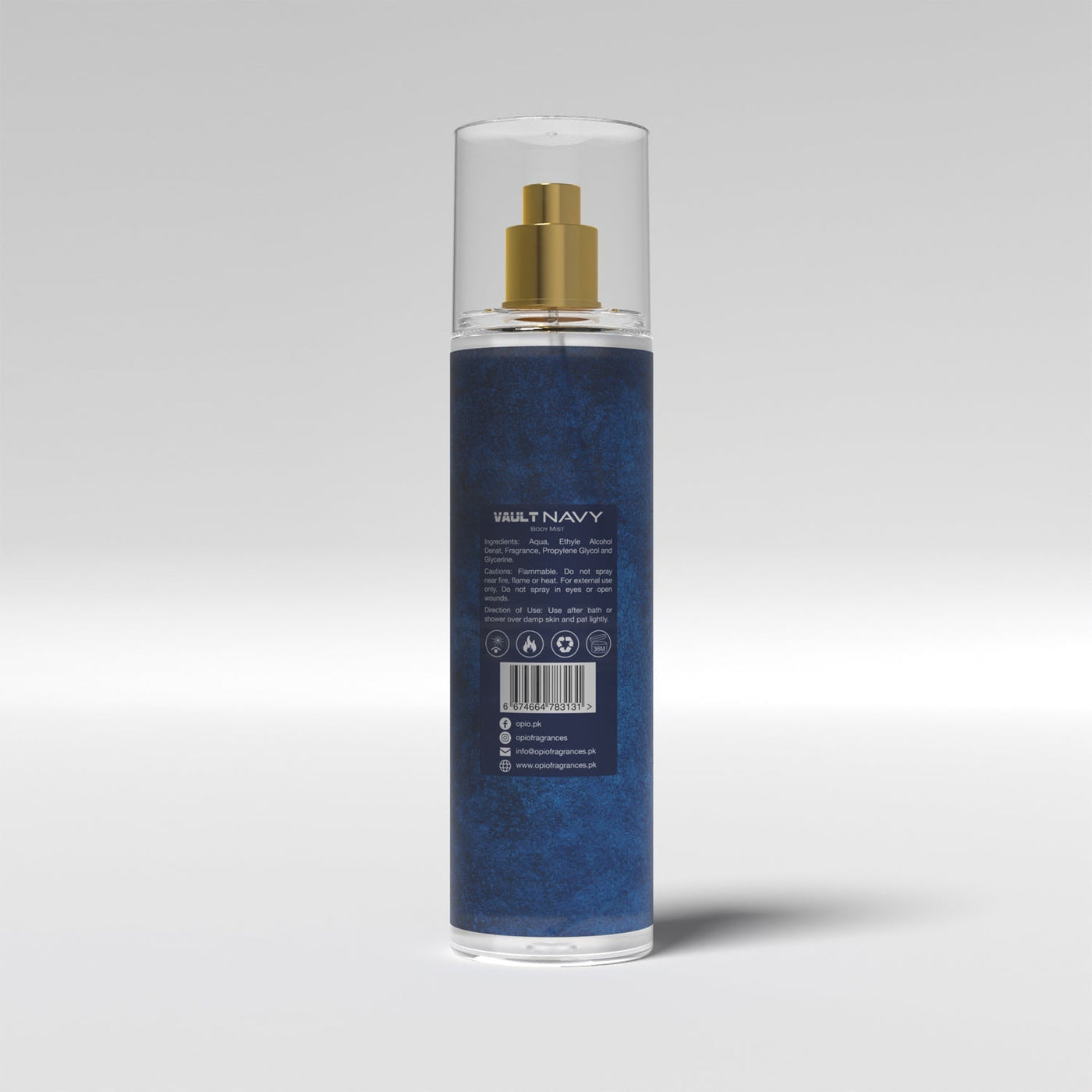 VAULT NAVY BODY MIST (For Men) - Pak flow