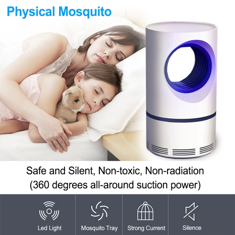 Portable USB Mosquito Killer Lamp - Safe, Silent & Chemical-Free - Pak flow