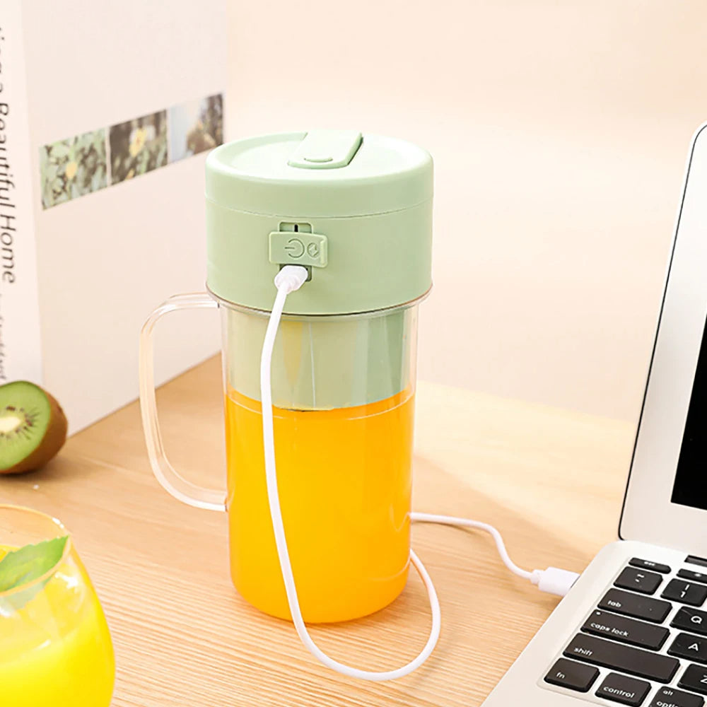 Crusher Juicer 2 In 1 Mini Portable USB Rechargeable High Quality 6 Blades - Pak flow