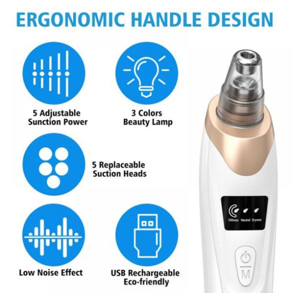 Electric Blackhead Suction Remover - Portable Pore Cleaner - Pak flow