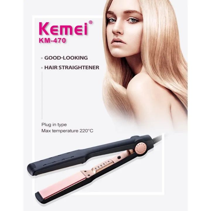 Kemei Km 470 Professional Hair Straightener