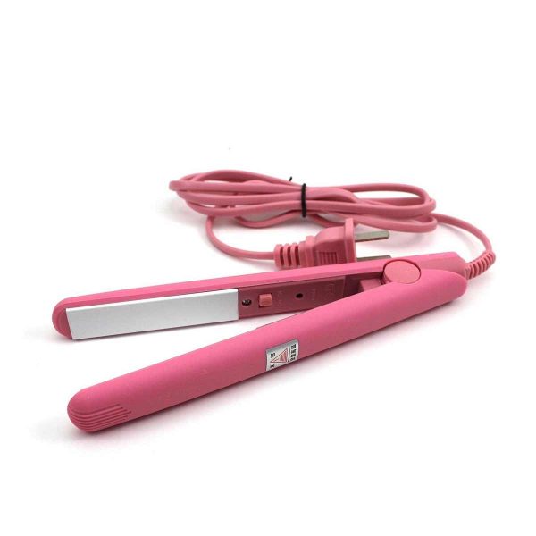 Mini Portable Ceramic Hair Straightener & Curler | Smooth, Silky, Frizz-Free Styling | Random Color - Pak flow