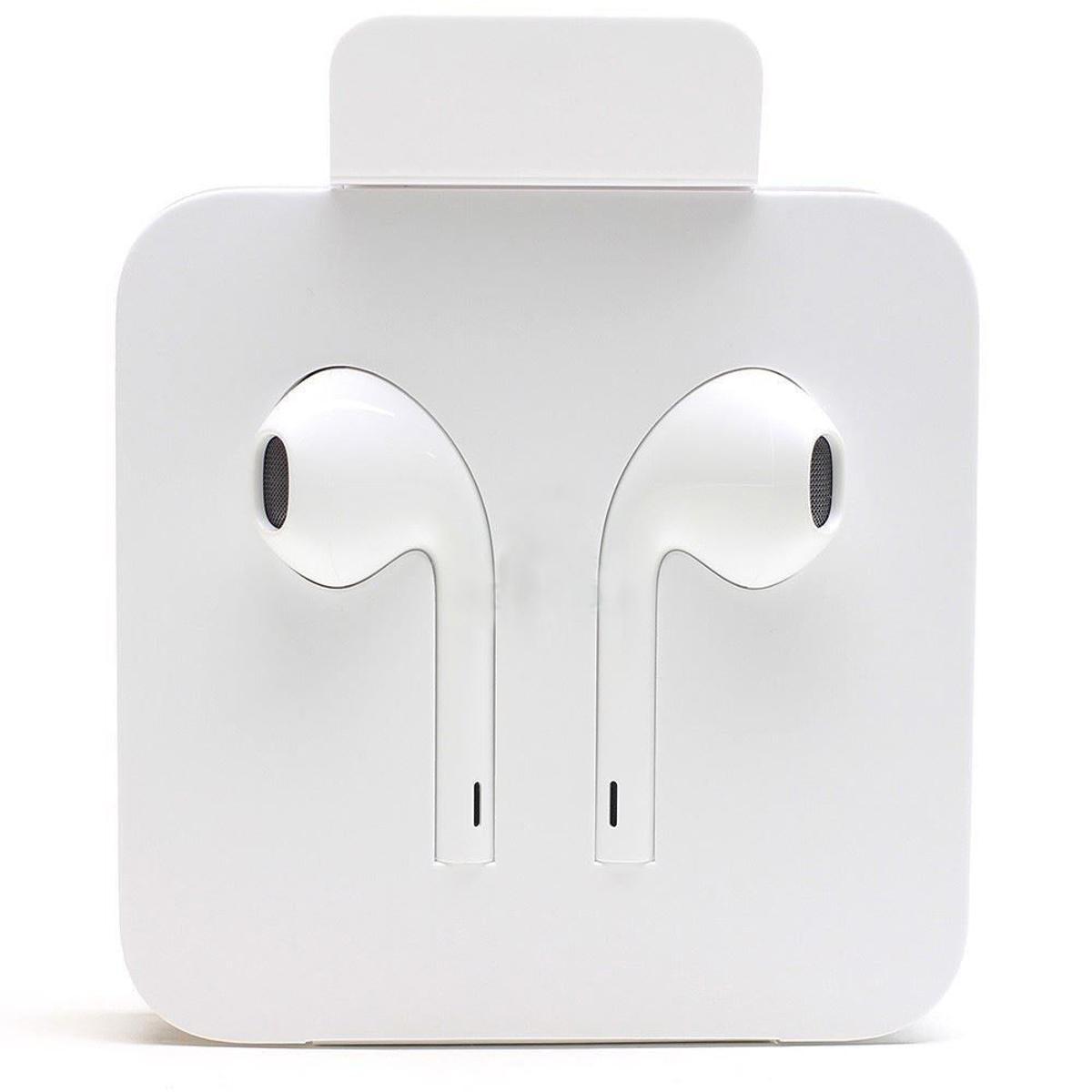 Genuine Certified Apple iPhone Handsfree For iPhones Wired with Lightening Jack | White - Pak flow