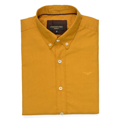 Gold Logo Embroidered Oxford Shirt | Large | Extra Large - Pak flow