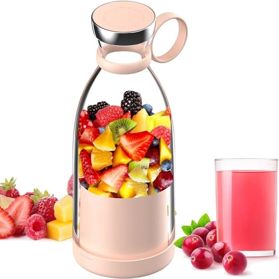 Glass Bottle Portable USB Juicer Rechargeable - Pak flow