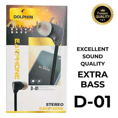 D-01 Handsfree | Super Bass | Elegant Design - Pak flow