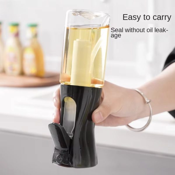 Plastic Glass Kitchen Cooking Spray Bottle |200 ML | BBQ Olive Oil Sprayer & Vinegar Spray Bottle - Pak flow