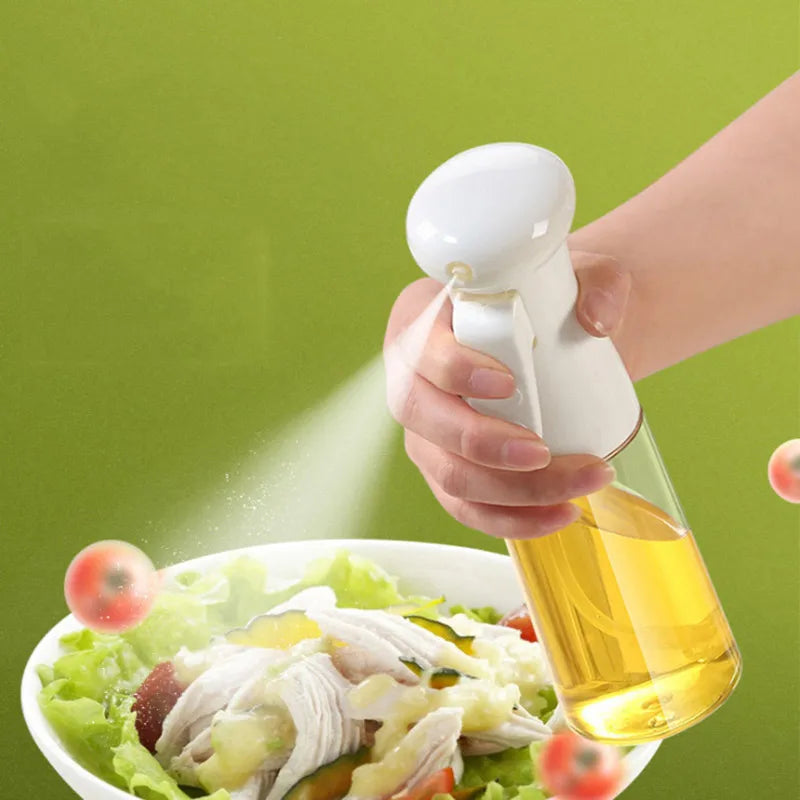 Plastic Glass Kitchen Cooking Spray Bottle |200 ML | BBQ Olive Oil Sprayer & Vinegar Spray Bottle - Pak flow